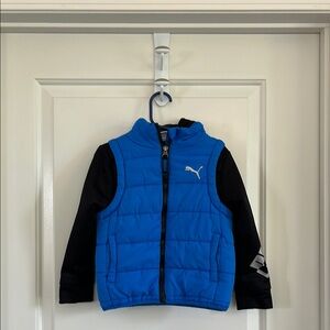 Puma hooded  Jacket size 4